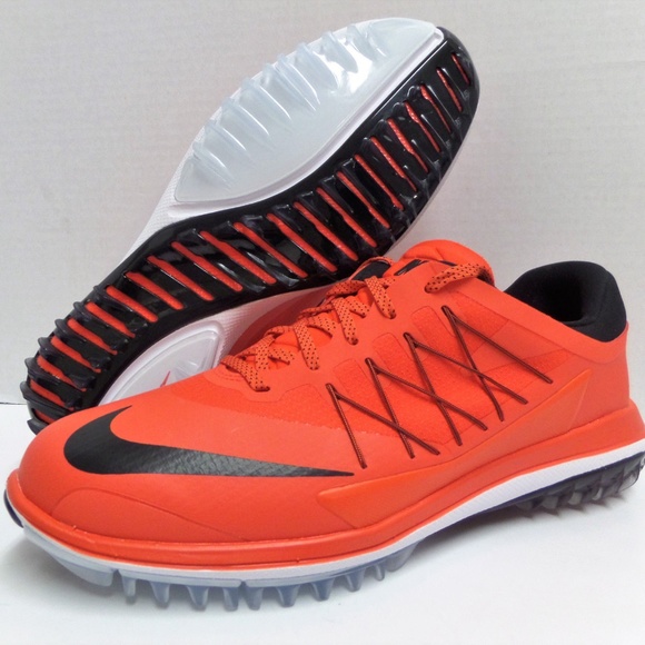 orange nike golf shoes